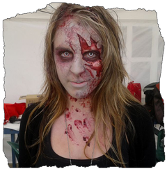 Maquillaje Zombie WALKING Dead